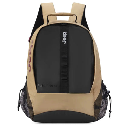 Jeep Versatile 15.6" Laptop Backpack - Beige (JS011B)