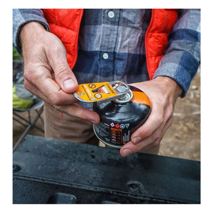 Safely vents fuel prior to puncturing