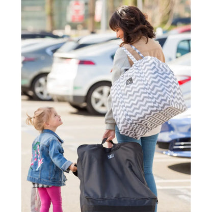 Easily holds one backless booster, baby seat or booster seat