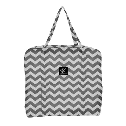 JL Childress Booster Go-Go Travel Bag for Booster Seats - Grey / Chevron