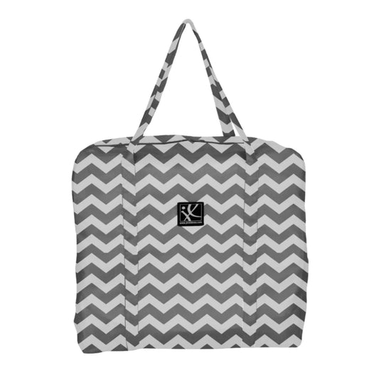 JL Childress Booster Go-Go Travel Bag for Booster Seats - Grey / Chevron