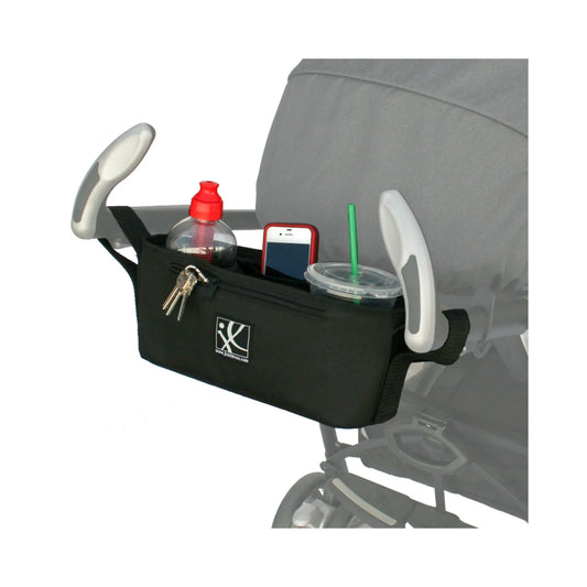 JL Childress Cargo 'N Drinks Parent Tray Stroller Organiser - Black