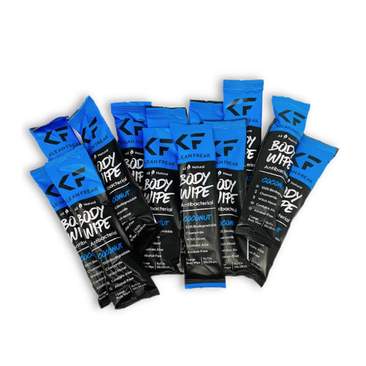 Klean Freak Body Wipes 12 Pack - Coconut