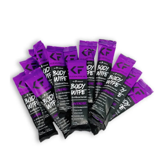 Klean Freak Body Wipes 12 Pack - Lavender