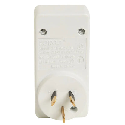 Accepts 2 and 3 pin Australian / NZ appliances