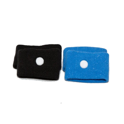 Korjo Anti-Nausea Wrist Bands - Black / Blue 