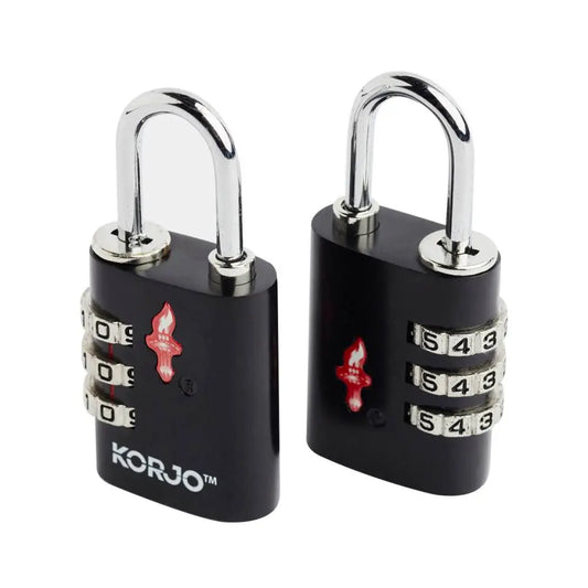 TSA Combination Lock - Duo Pack - Black