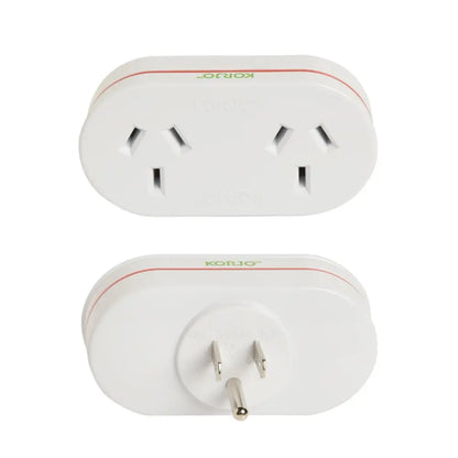 Korjo Double Electrical Adaptor 3pin AU to USA and others