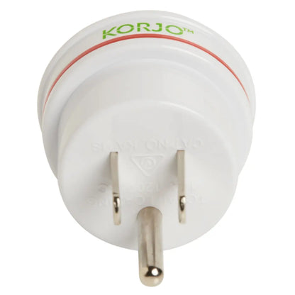 Korjo Electrical Adaptor 2 or 3pin AU to USA 3pin and others