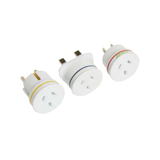 Korjo 3x Electrical Adaptor Set