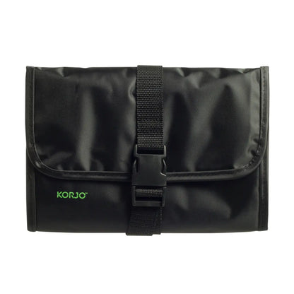 Folds neatly for travelling