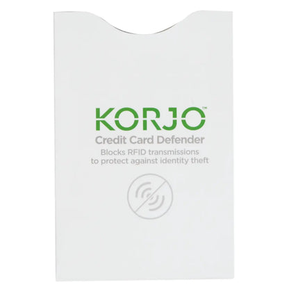 Korjo Credit Card defenders are sleeves that shield your cards from RFID readers