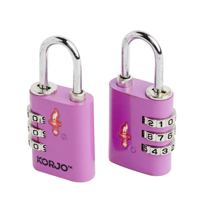 TSA Combination Lock - Duo Pack - Purple