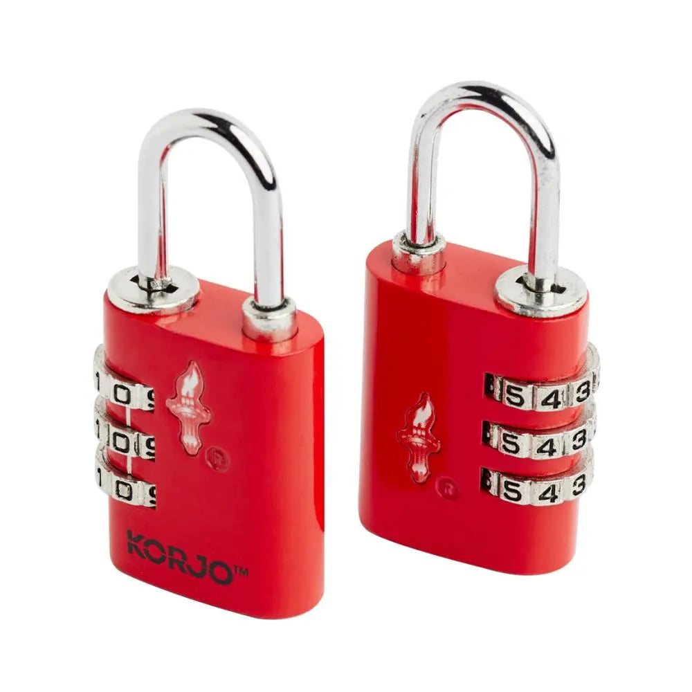 TSA Combination Lock - Duo Pack - Red