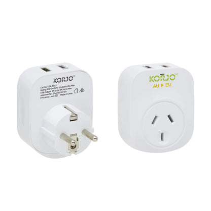 1 x USB-A socket and 1 x USB-C socket, total 2.4A