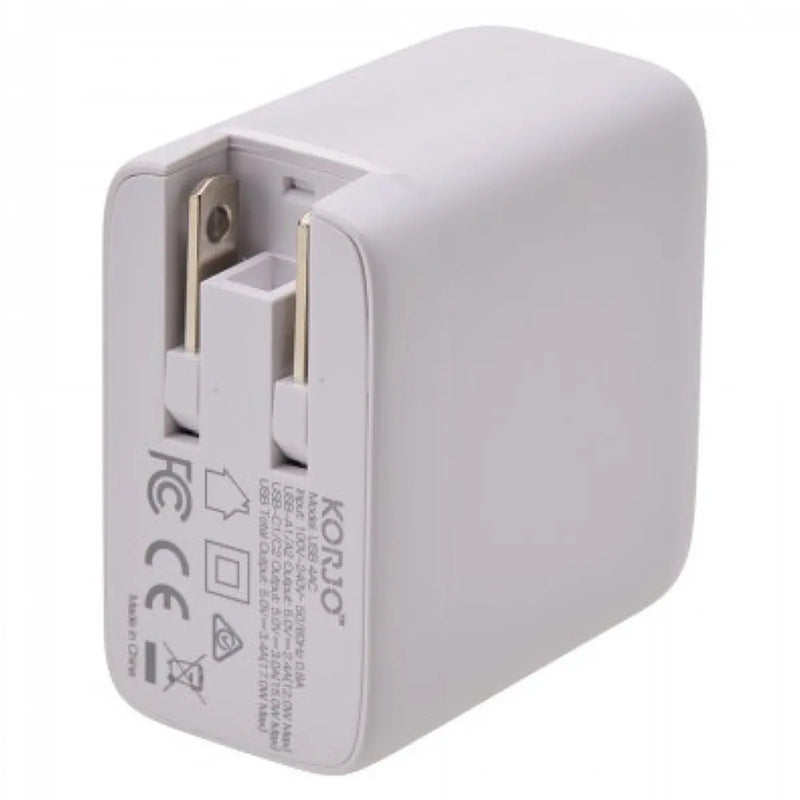 Korjo USB x4 Power Hub - 4 plugs (AUS US/Japan Europe UK)