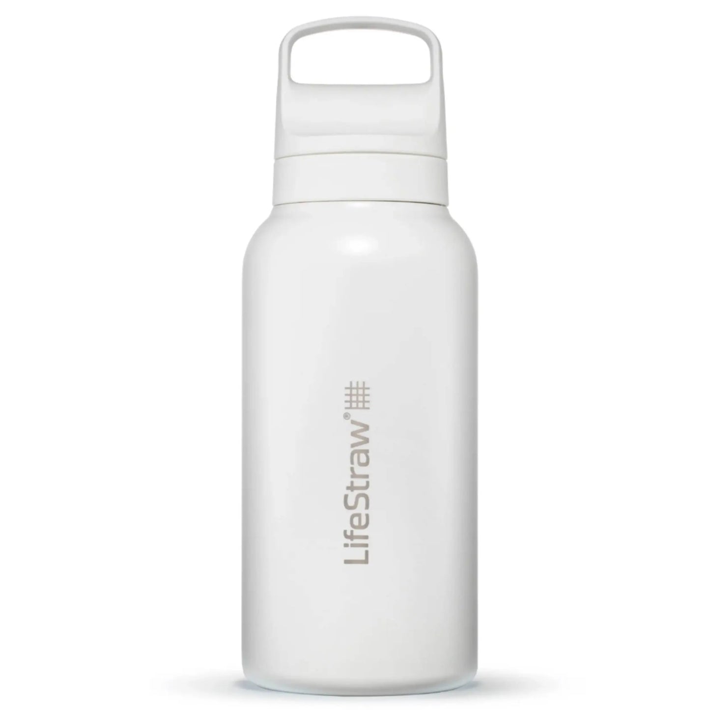 LifeStraw Go 2.0 - 1L Stainless Steel Water Filter Bottle - White