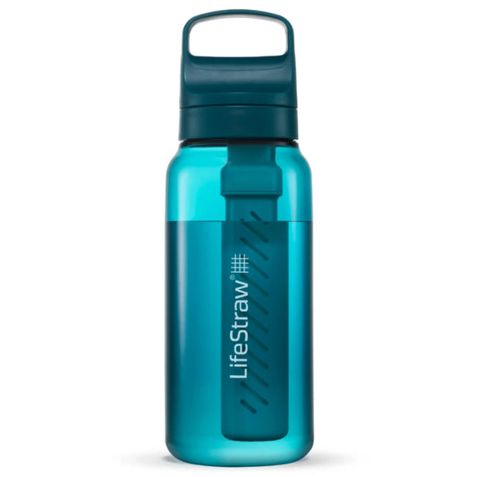 LifeStraw Go 2.0 - 1L Water Filter Bottle - Laguna Teal