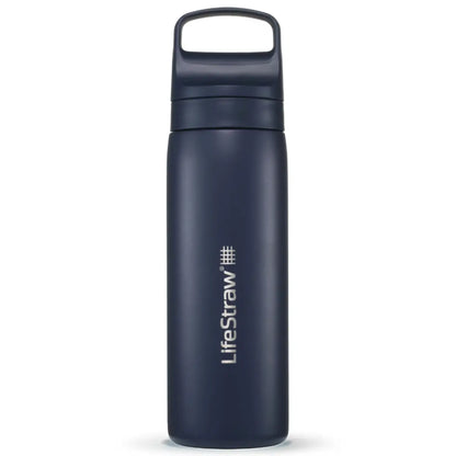 LifeStraw Go 2.0 - 500ml Stainless Steel Water Filter Bottle - Aegean Sea