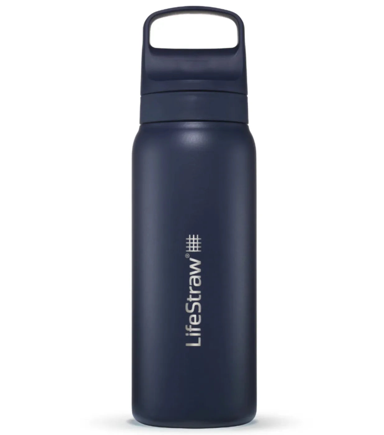 LifeStraw Go 2.0 - 700ml Stainless Steel Water Filter Bottle - Aegean Sea