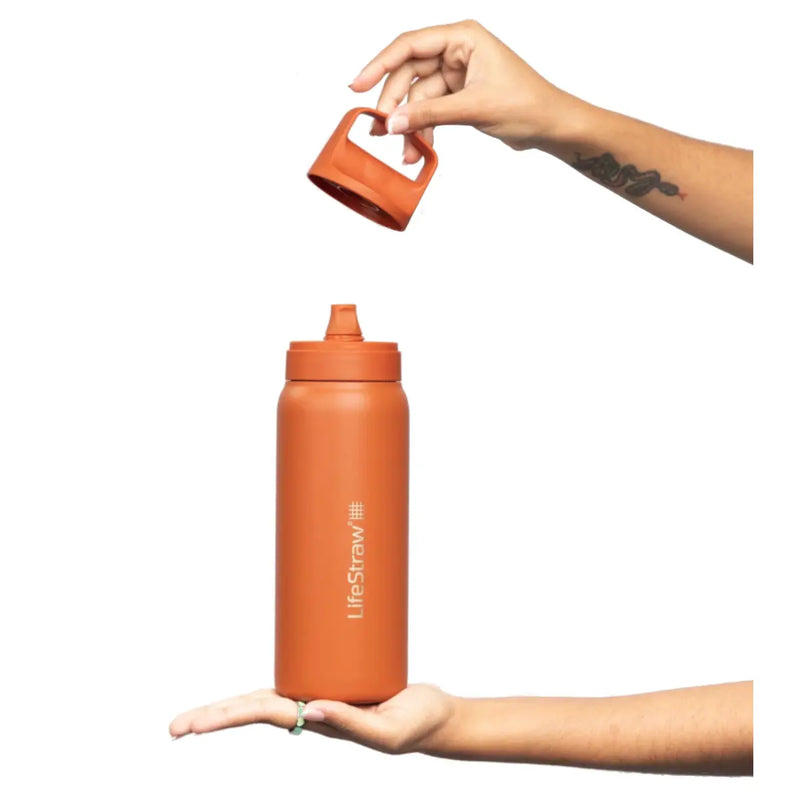 Cap with color-matched silicone mouthpiece