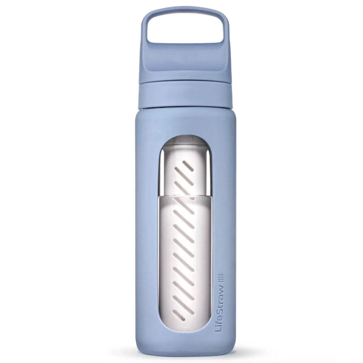 LifeStraw Go Glass 590ml Water Filter Bottle - Icelandic Blue