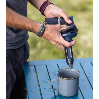 Use as a bottle, squeeze water through it into cooking containers or other drinkware, use as a straw, remove the filter to use as a storage system, or connect to other Peak Series systems