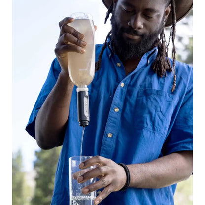 Compatible with the Peak Series collapsible squeeze systems, gravity water filter systems or use as a standalone straw