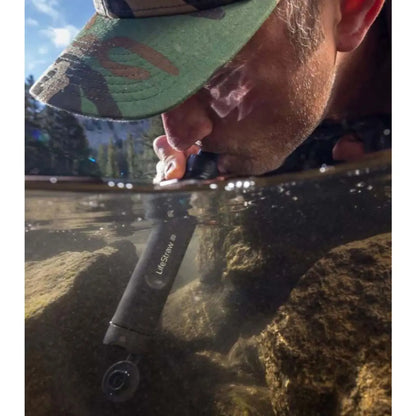 Drink directly from lakes, rivers and streams or fill a container to use your straw water filter on the go with protection against bacteria, parasites, microplastics, silt, sand and cloudiness