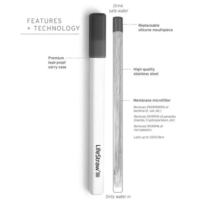 LifeStraw SIP with Carry Case - Apricot