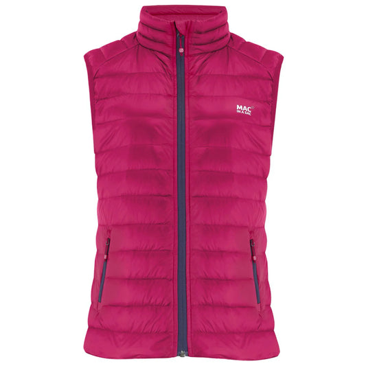 Mac in a Sac Ladies Alpine Duck Down Vest - Size 12 - Fuchsia