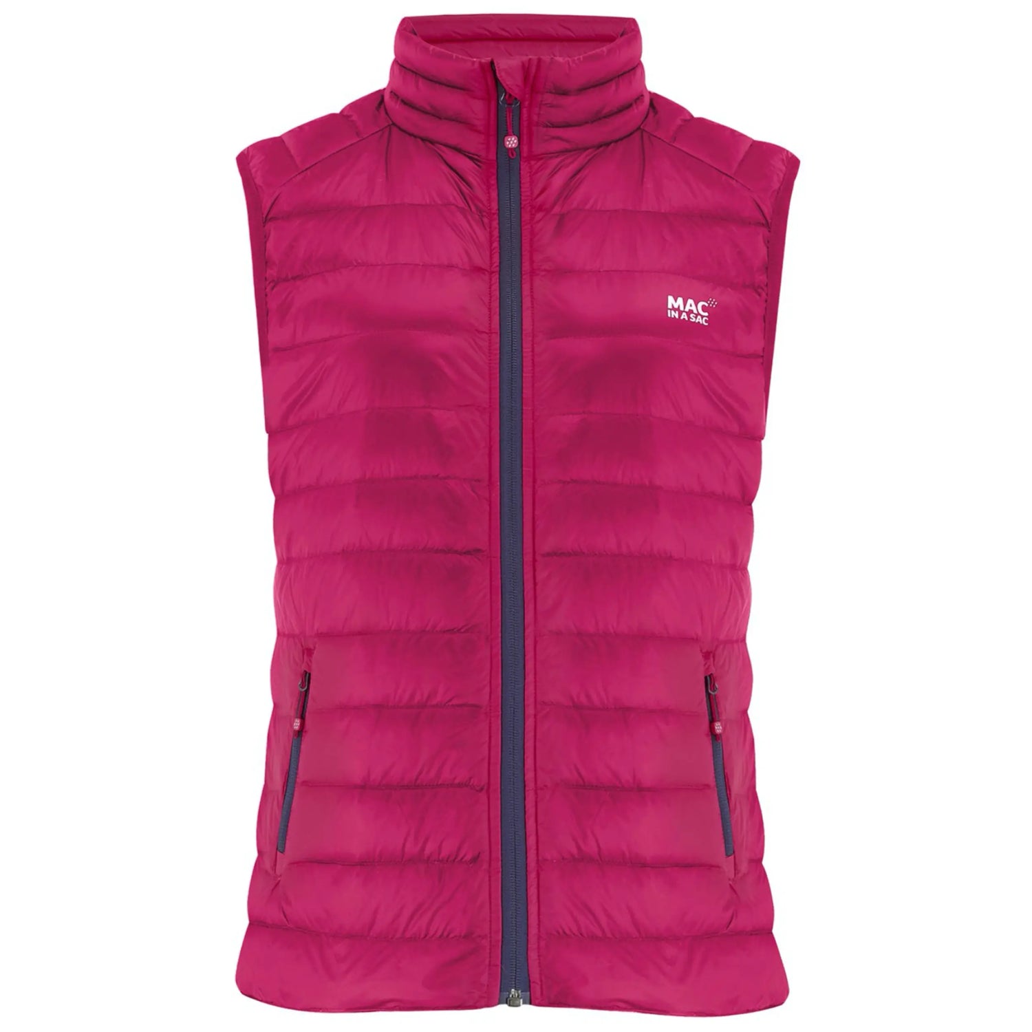 Mac in a Sac Ladies Alpine Duck Down Vest - Size 16 - Fuchsia