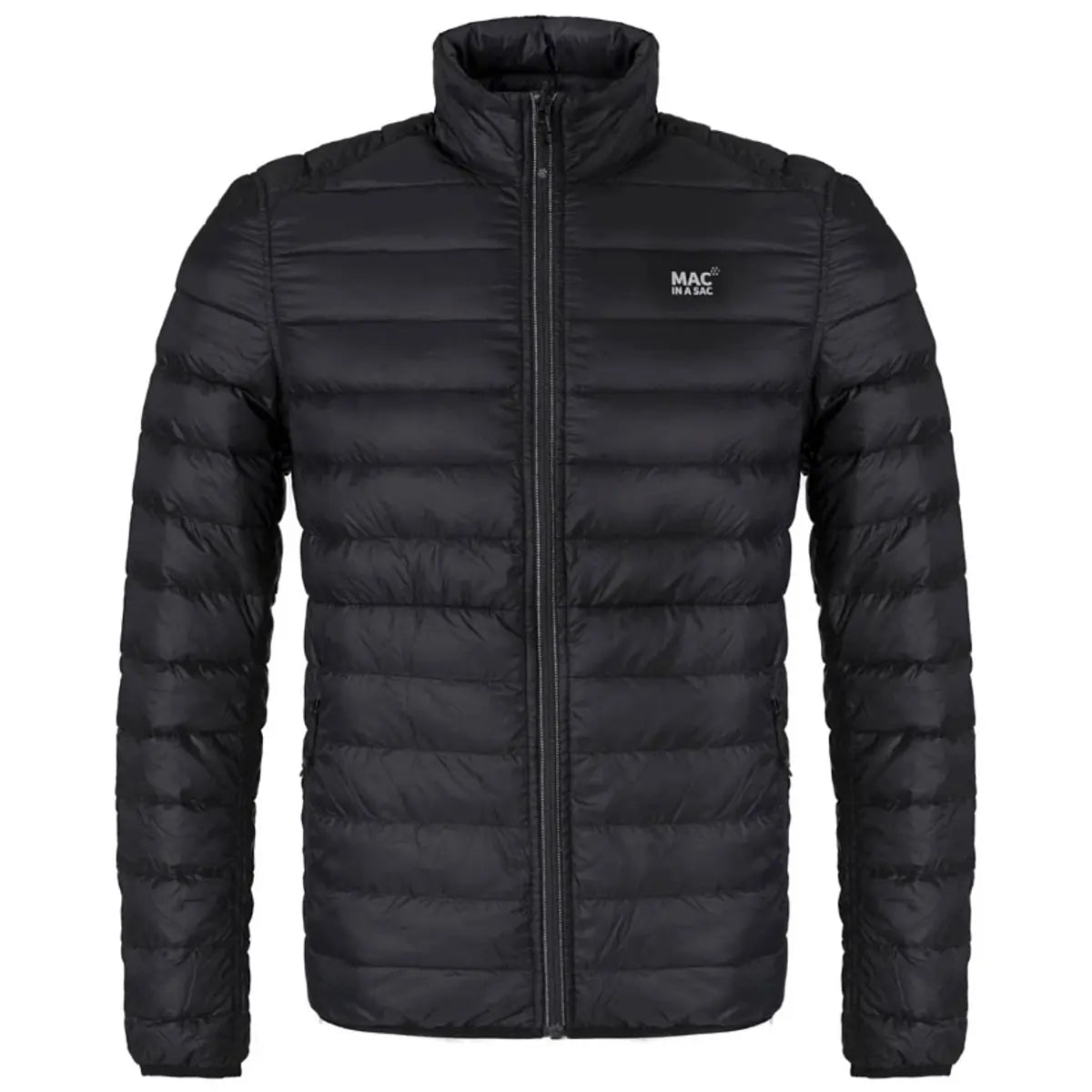 Mac in a Sac Polar - Mens Reversible Down Jacket - Large - Jet Black / Charcoal