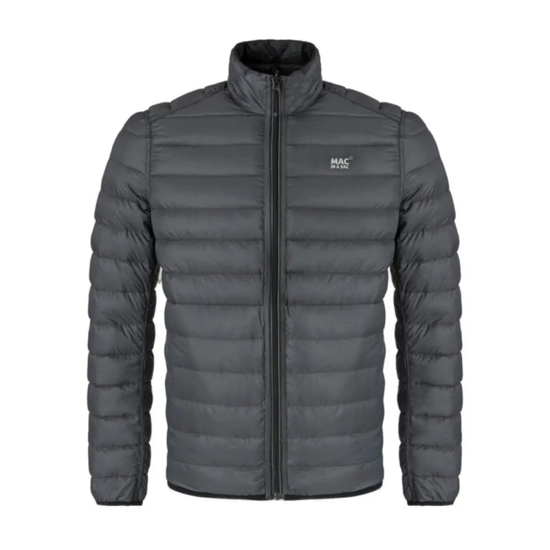 Mac in a Sac Polar - Mens Reversible Down Jacket - X-Large - Jet Black / Charcoal