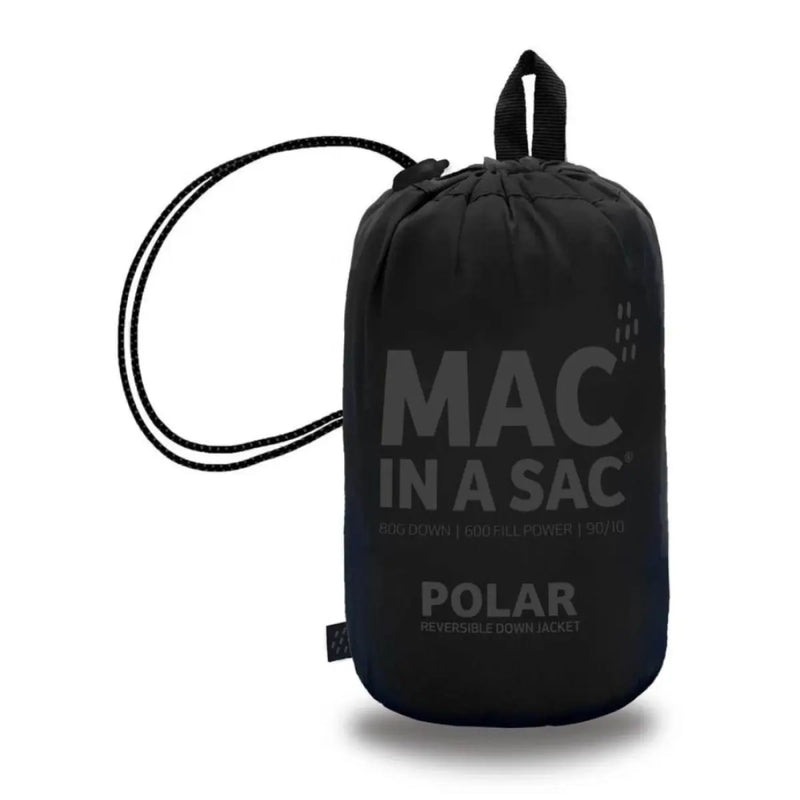 Mac in a Sac Polar - Mens Reversible Down Jacket - XX-Large - Jet Black / Charcoal
