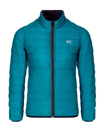 Mac in a Sac Polar Womens Reversible Down Jacket - Size 10 - Black / Teal