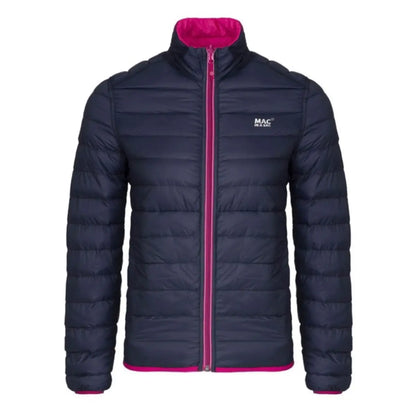 Mac in a Sac Polar Womens Reversible Down Jacket - Size 14 - Fuchsia / Navy