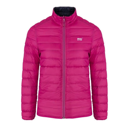 Mac in a Sac Polar Womens Reversible Down Jacket - Size 14 - Fuchsia / Navy