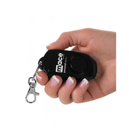 To use the Mace Brand Personal Alarm Keychain, simply depress the button on the front of the alarm which will then deter any attacker or intruder