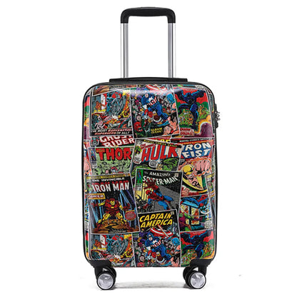  Marvel Comic 50 cm 4 Wheel Carry-On Spinner Case