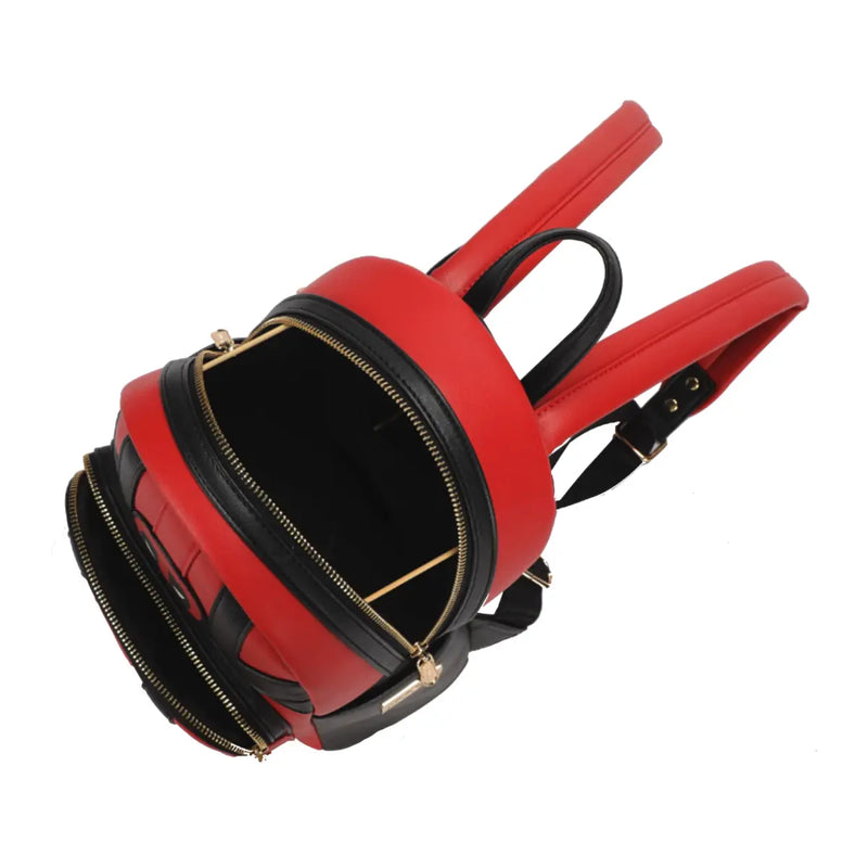 Marvel Deadpool Deluxe Mini Backpack - Red / Black