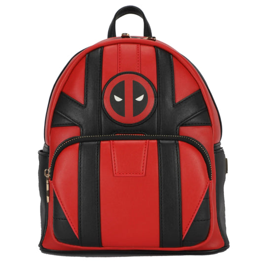 Marvel Deadpool Deluxe Mini Backpack - Red / Black