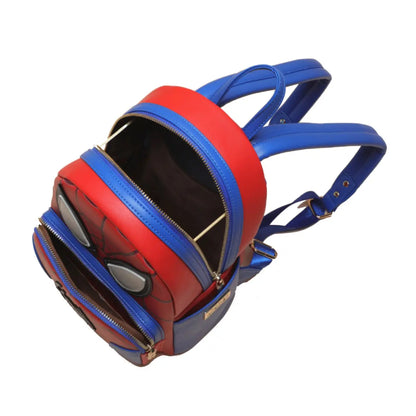 Marvel SpiderMan Deluxe Mini Backpack - Red / Blue