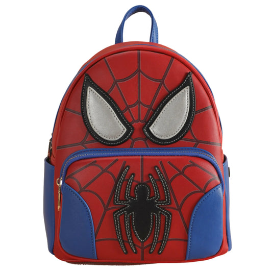 Marvel SpiderMan Deluxe Mini Backpack - Red / Blue