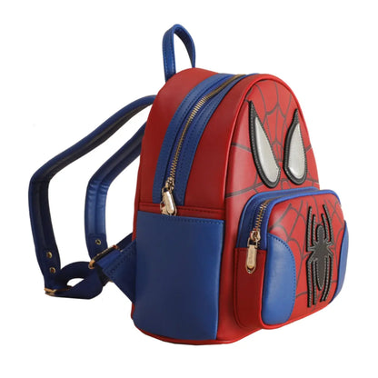 Marvel SpiderMan Deluxe Mini Backpack - Red / Blue
