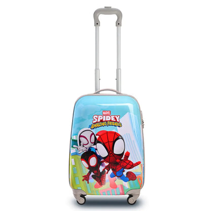 Four easy glide wheels and push button, retractable handle