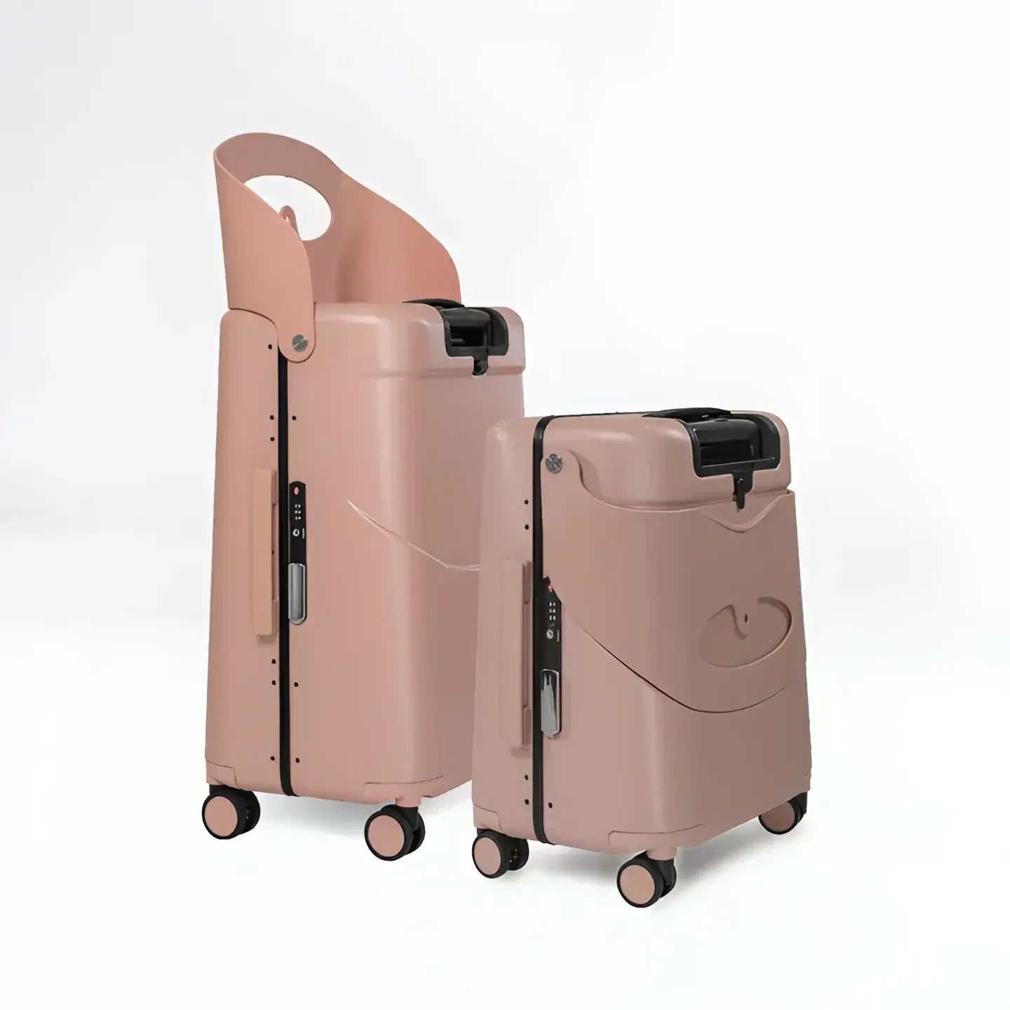 MiaMily 2 Piece Luggage Set - Dusty Pink