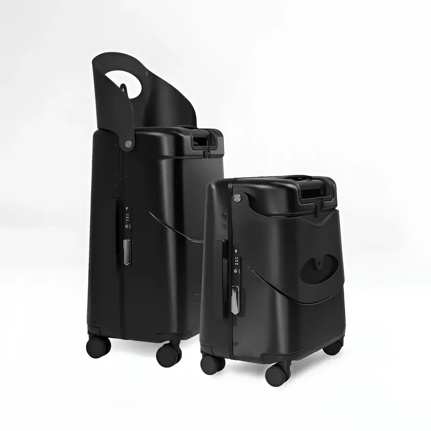 MiaMily 2 Piece Luggage Set - Midnight Black