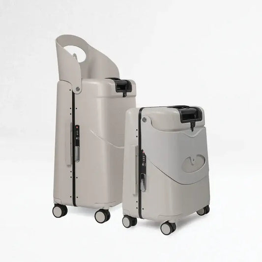 MiaMily 2 Piece Luggage Set - Mist Grey