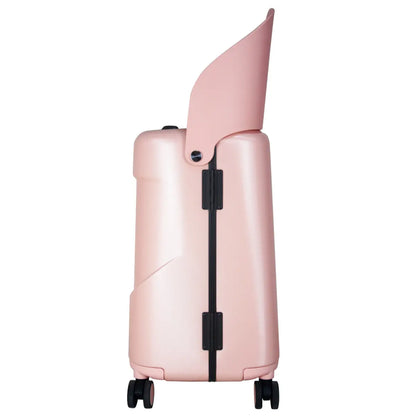 The seat can be used as storage space for bags